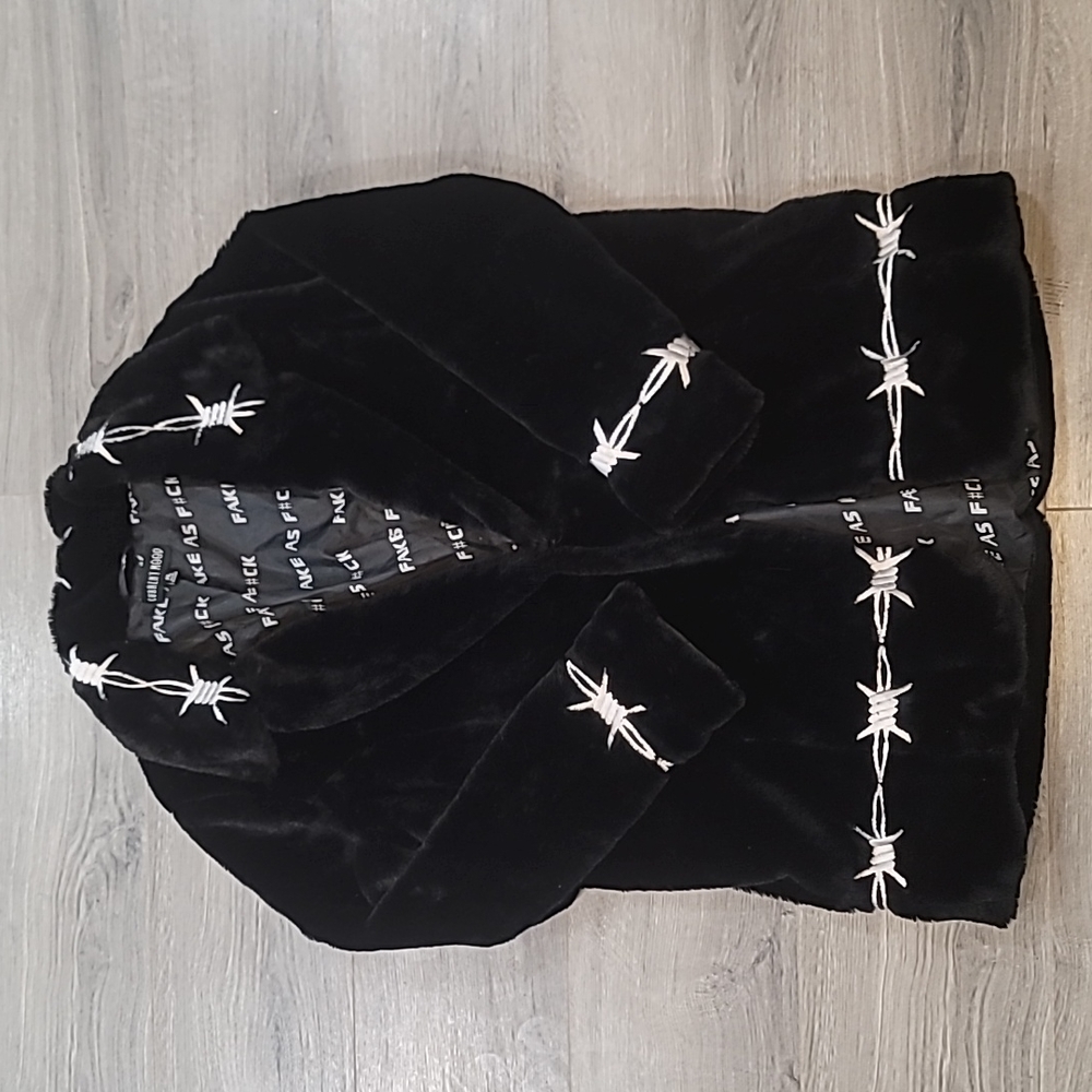 Faux fur jacket